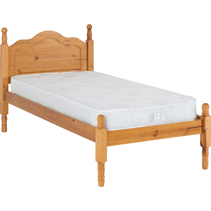 Sol 3' Bed In Antique Pine - Click Image to Close